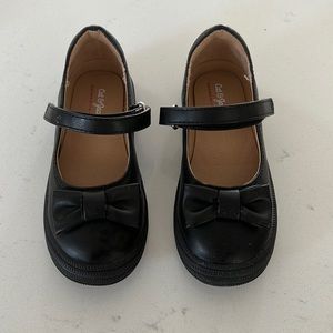 Cat and Jack Black Mary Jane Dress Shoes Size 8